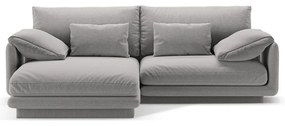 Divano angolare grigio chiaro (angolo sinistro) Torino - Micadoni Home