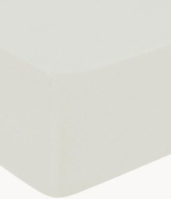 Lenzuolo con angoli boxspring in raso di cotone Uni