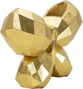 Vaso Butterfly Gold Cm 22,5X8X15