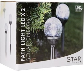 Set di 2 luci da giardino Balls, altezza 26,5 cm - Star Trading