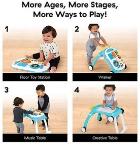 Baby Einstein - Passeggino con attività 4in1 MUSICAL MIX ‘N ROLL 3xAA