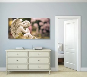 Quadro su tela – Angelo soddisfatto