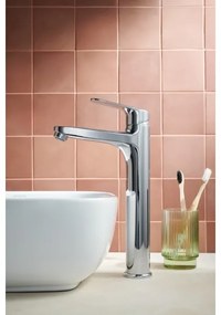 KFA Armatura 5552-712-00- Rubinetto del lavandino + scarico OTAVA 30,2 cm cromo lucido