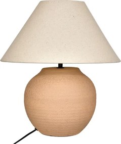 Atmosphera - Lampada da tavolo SEIYA 1xE27/60W/230V marrone/beige