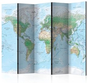 Paravento World Map [Room Dividers]