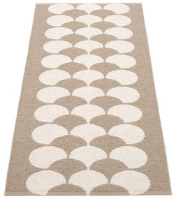 Passatoia da interno/esterno beige/color crema 70x150 cm Poppy Potato – Pappelina