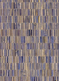 Arte International Carta da parati Fringe - Blue/ Stone
