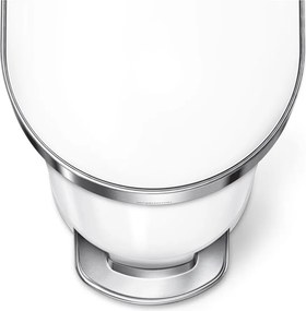 Cestino in acciaio a pedale 45 l Slim - simplehuman