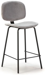 Set di sgabelli da bar grigio chiaro 2pz (altezza seduta 66 cm) Arus - Marckeric