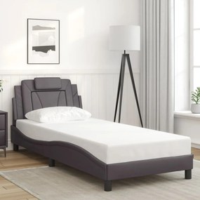 Giroletto Con Testiera Crema 90x190 Cm İn Similpelle /