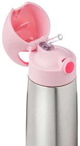 Bottiglia termica con cannuccia 500 ml – flamingo fizz