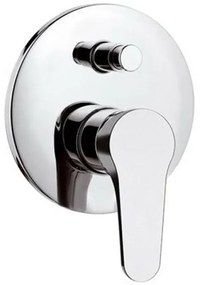 Miscelatore doccia ad incasso in ottone cromato con deviatore di Rubinetterie Mariani Linea Surf