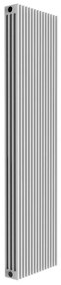 Radiatore acqua calda Comby in acciaio 4 colonne, 15 elementi, interasse 1735 mm, bianco