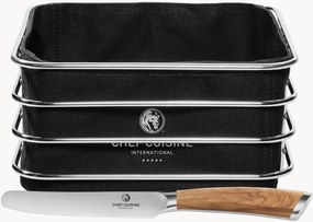 Cestino per pane con coltello da colazione Verdano