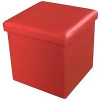 Pouf Pieghevole Rosso