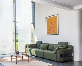 Tavolino da salotto rotondo marrone in rovere massiccio ø 100 cm Mu – Gazzda