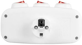 Multipresa 3 prese con interruttori