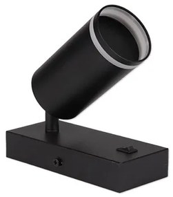 Faretto da parete 1xGU10/35W/230V nero