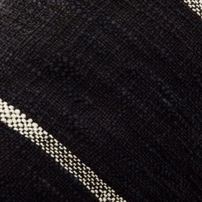 Tikamoon - Federa in cotone 60x40 cm Tuur nera