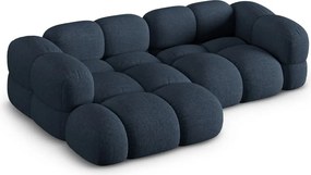 Divano angolare blu scuro (con penisola a sinistra/con chaise lounge) Loretto – Cosmopolitan Design