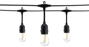 Catenaria SOLARE 15 Lampadine LED 1W Bianco Caldo - 15m Colore Bianco Caldo 2.700K