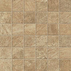 Mosaico in gres porcellanato Regent oro opaco L 30 x L 30cm x Sp. 8 mm, 10 pezzi