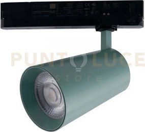 Faro binario led kone verde in alluminio 24w 2365lm 4000k 22,4x13x8...