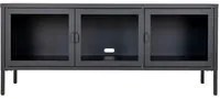 Mobile Porta Tv Brisbane, Nero, Metallo, 40x130x55 cm, EPIKASA