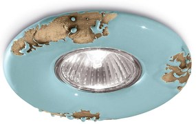 Spot Vintage Ceramica Azzurra 1 Luce Gu10 11Cm