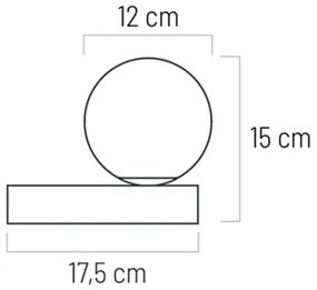 Klausen 146012 - Applique da bagno RUBY 1xG9/5W/230V IP44 bianco