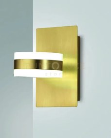 Dunk applique ottone satinato a led 3000k - 16w - 1510 lm orientabile