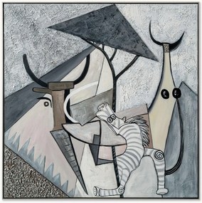 Quadro su tela dipinto a mano Savana