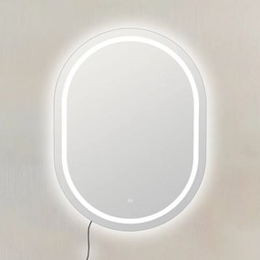 Specchio da parete con illuminazione incorporata 60x80 cm - Ixia