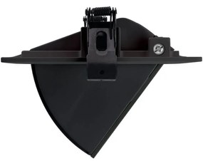 Faro LED da Incasso 44W Foro 210x130 Nero con driver Philips Colore Bianco Naturale 4.000K