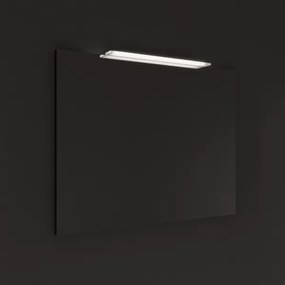 Lampada da bagno LED Vittoria 40 cm installabile su specchio finitura cromo