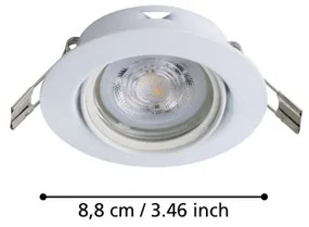 Eglo 901756 - SET 3x Lampada LED da incasso FAVAZZINA 1xGU10/4W/230V bianco