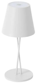 Janea Cross Portable Lampada da Tavolo Dim. IP54 Bianco - Lindby