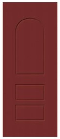 Pannello per porta d'ingresso P085 pellicolato pvc rosso L 92  x H 210.5 cm, Sp 6 mm apertura reversibile