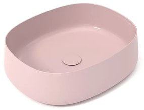 Lavabo da appoggio ovale in ceramica multicolore