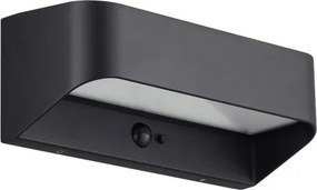 Nordlux - Lampada solare LED con sensore MARCELLIO LED/5W/5V IP54 nero