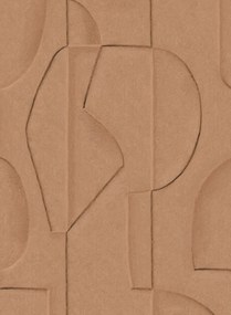 Eijffinger Carta da parati panoramica Sculpted Clay - Terra