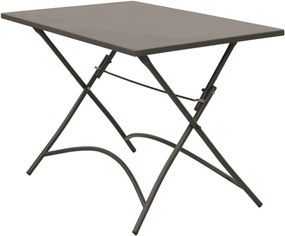 ROMANUS - set tavolo in metallo cm 110 x 70 x 72 h con 4 sedie Viper