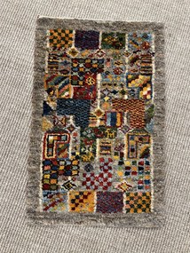 Gabbeh Tappeto 40x60 (Iran) Annodato A Mano