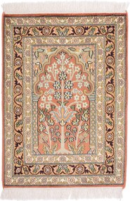Cashmere Silk Tappeto 50x60 (Indian) Annodato A Mano