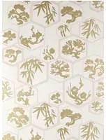 Farrow & Ball Carta da parati Shouchikubai - Clunch/ Gold