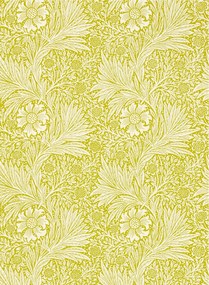 Morris & Co Carta da parati Marigold - Chartreuse
