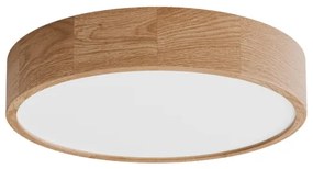 Plafoniera da bagno CLEO 4xE27/24W/230V IP54 diametro 47,5 cm quercia