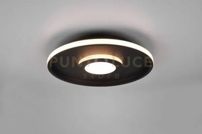 Ascari h2o plafoniera led 35w 4100lm, 3000k nero con dimmerazione c...