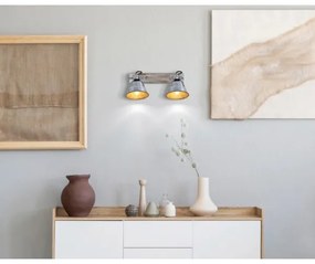 Globo 15366Z-2 - Faretto GÜNTHER 2xE27/60W/230V