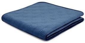 Copriletto blu per letto matrimoniale 220x230 cm Art Deco Pearl - Catherine Lansfield